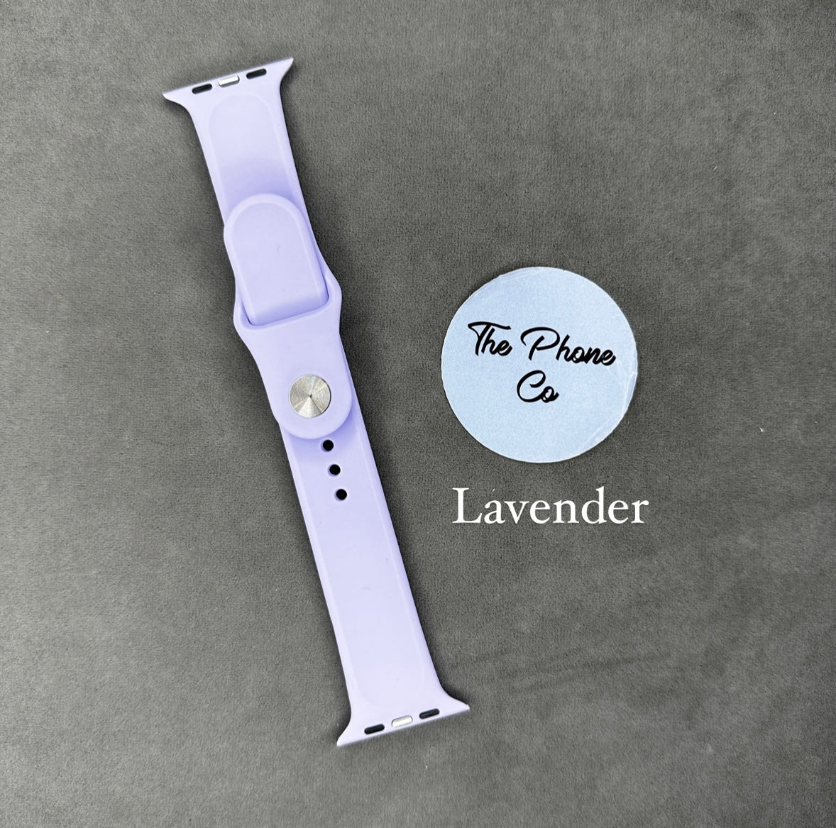 Silicone Solid Color Apple Watch Strap