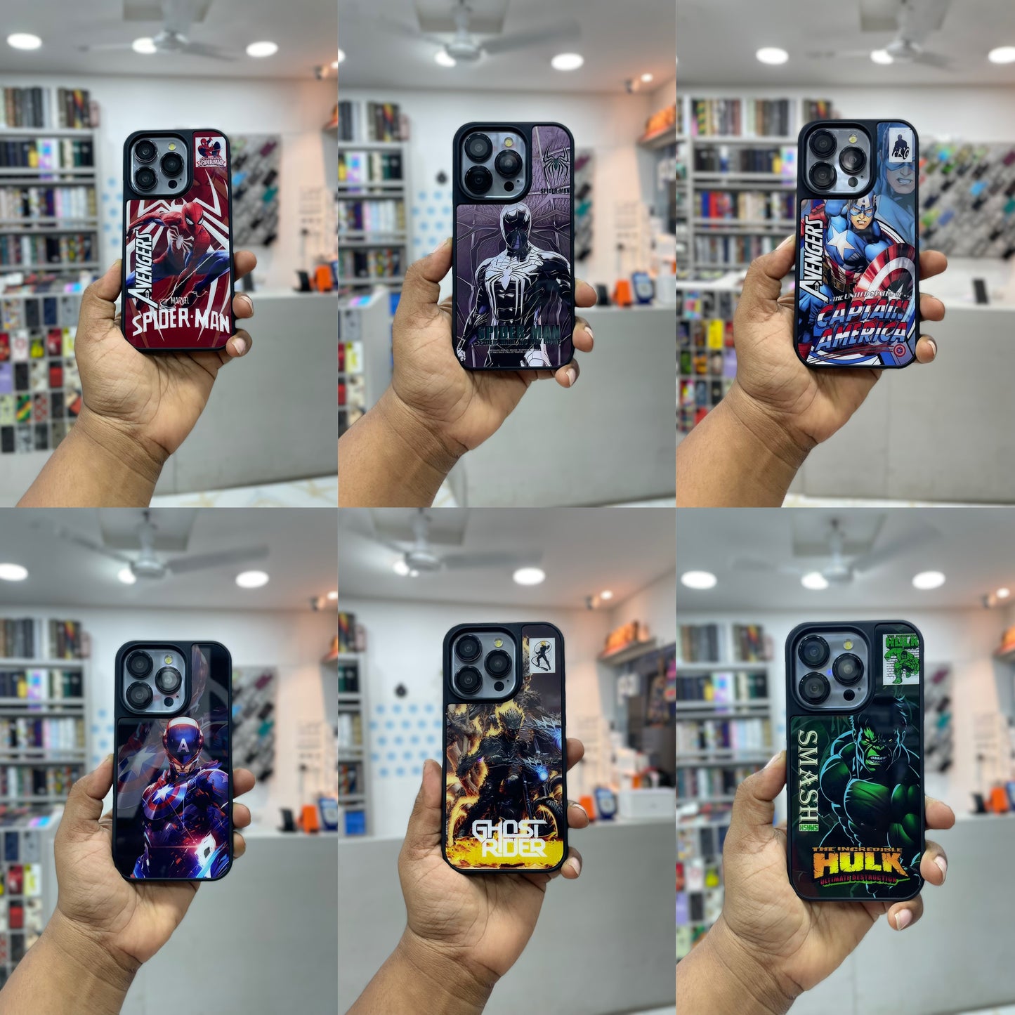 Super Heros Printed Hard Case for iPhone