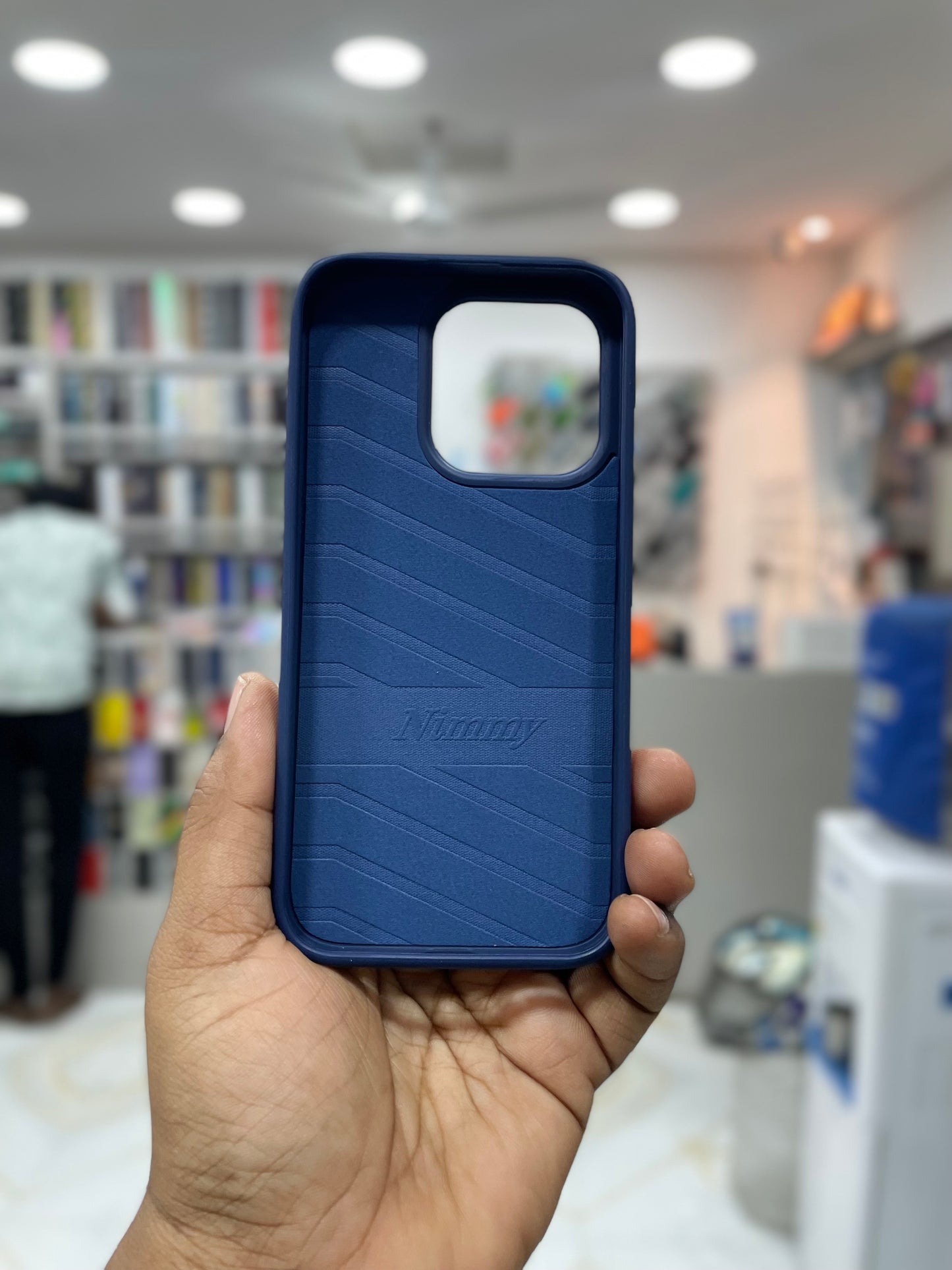 Embroidered Silicone Leather Case for iPhone
