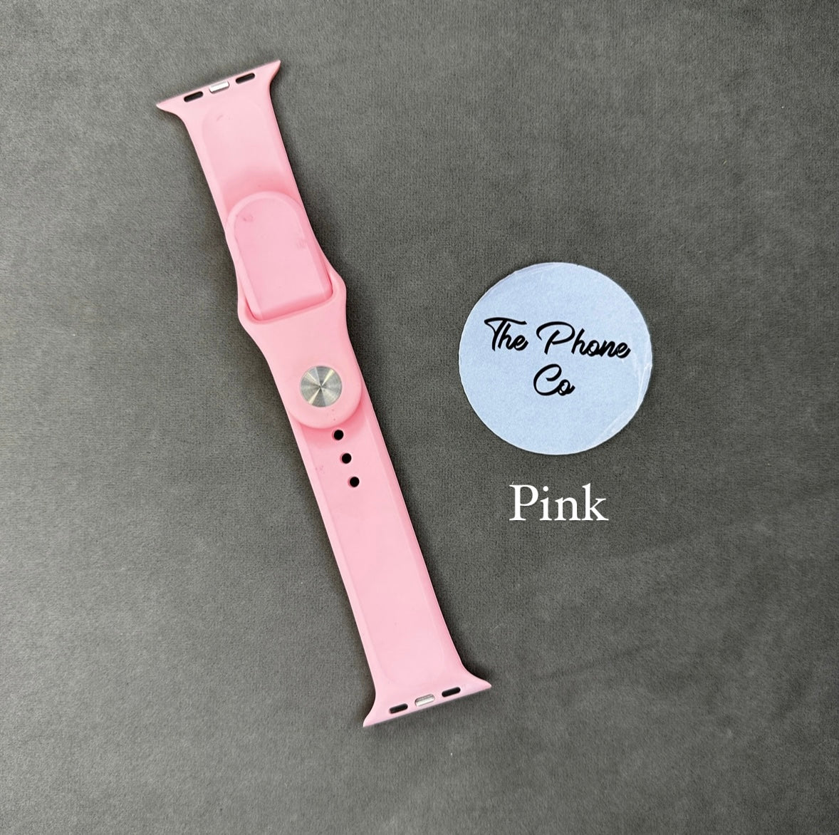 Silicone Solid Color Apple Watch Strap