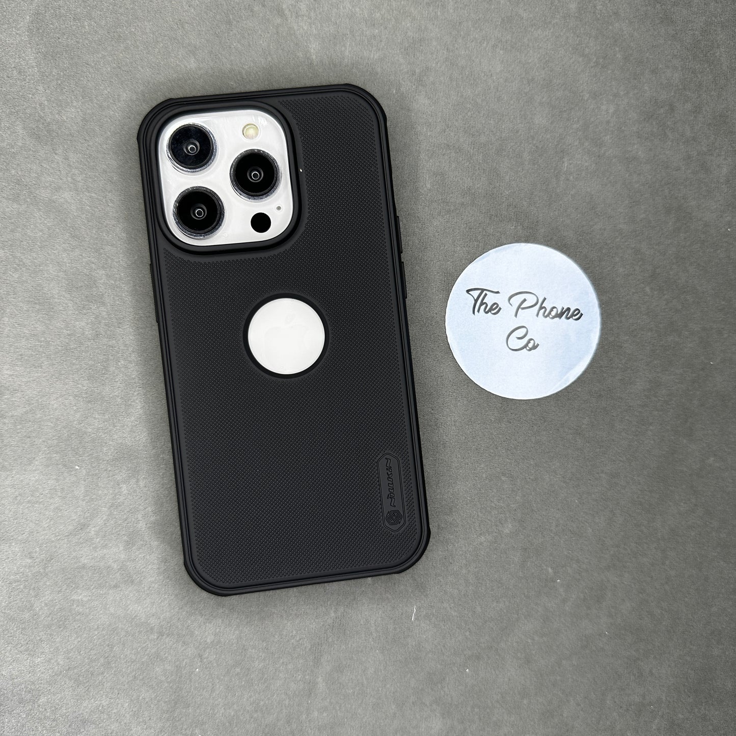 Frosted Shield Protective Logo Cut Case