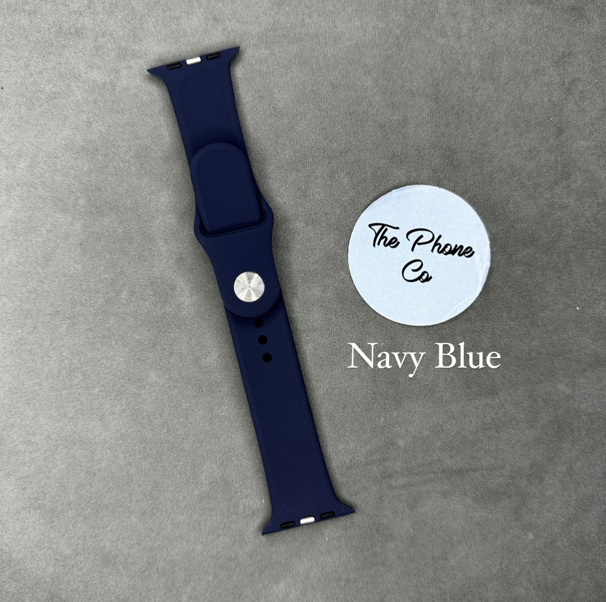 Silicone Solid Color Apple Watch Strap
