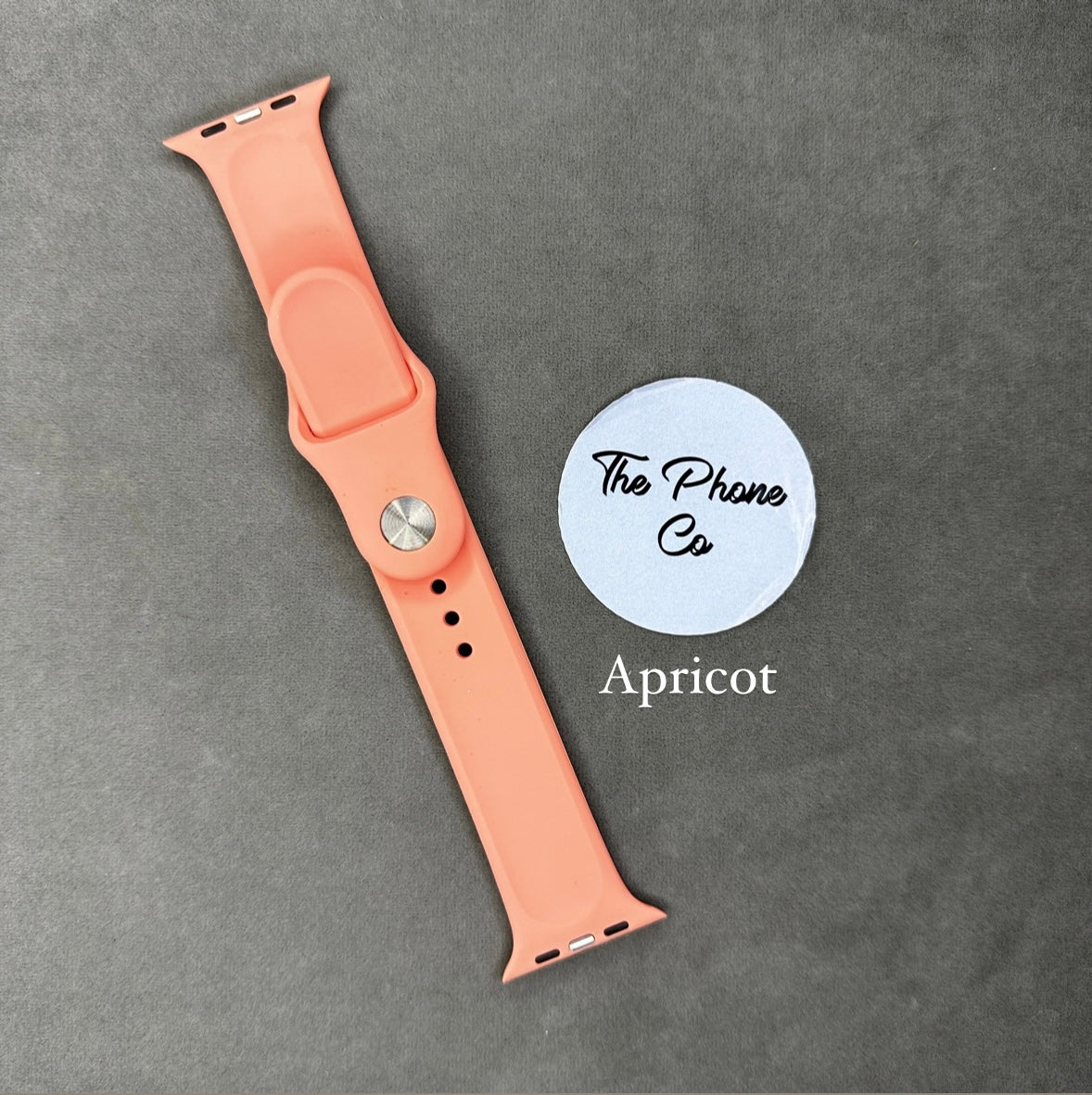 Silicone Solid Color Apple Watch Strap