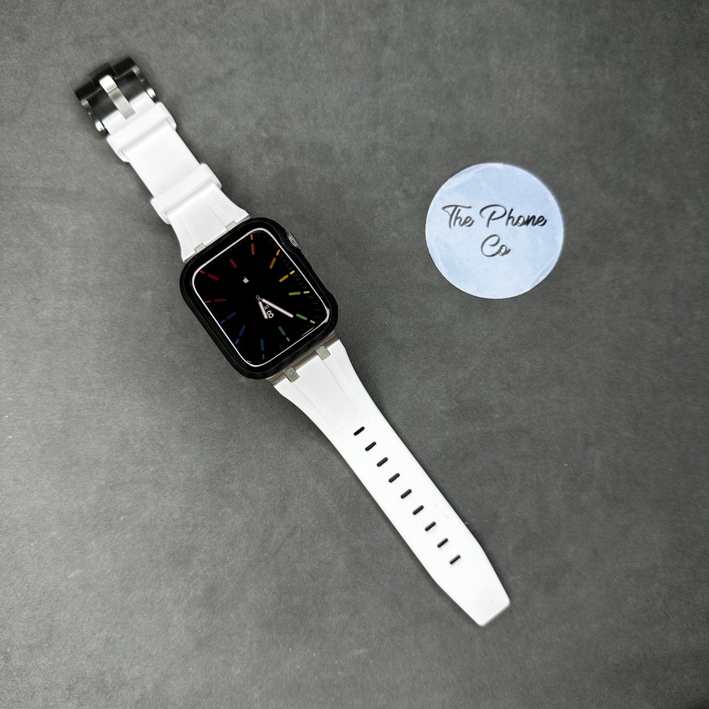Rubber with Metal Buckle Apple Watch Strap