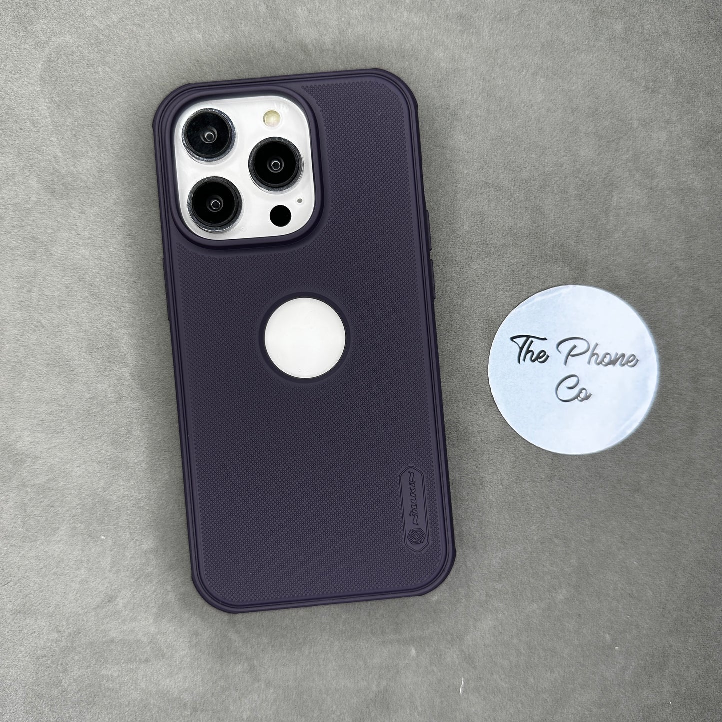 Frosted Shield Protective Logo Cut Case