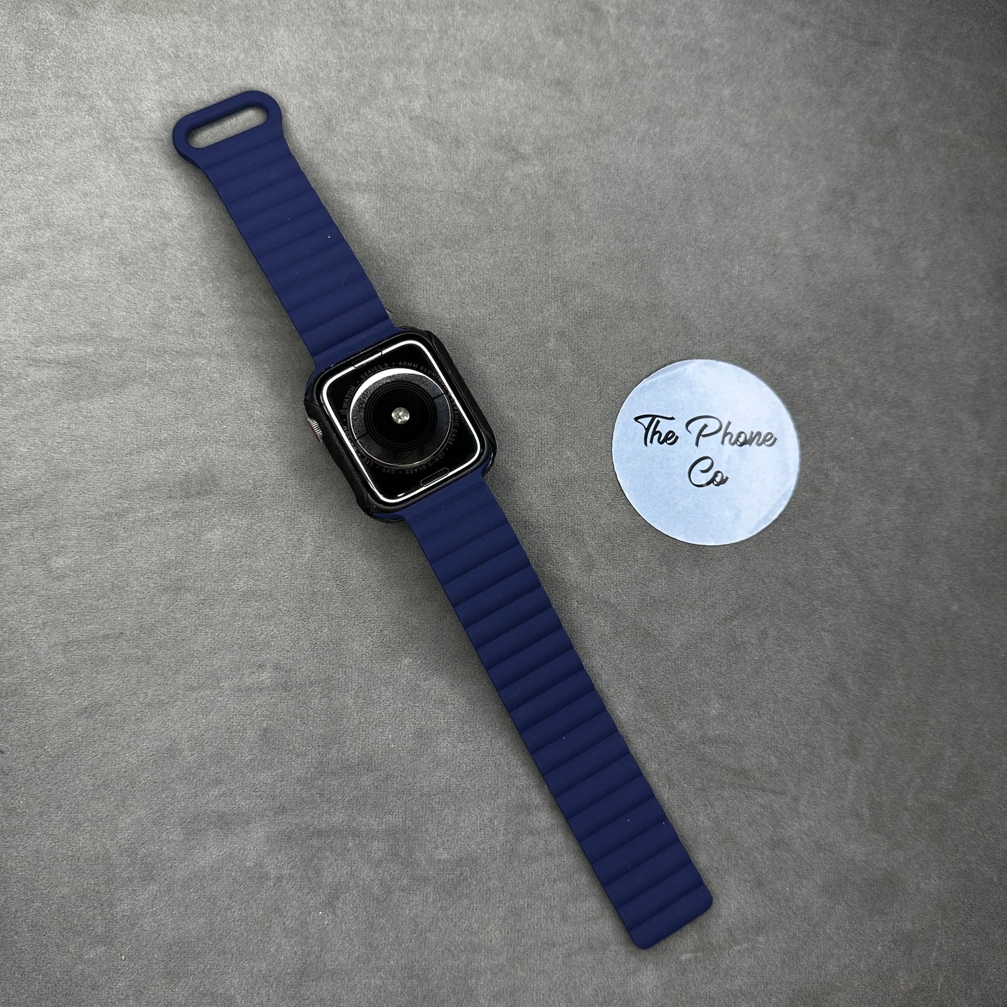 Magnetic Silicone Wave Textured Apple Watch Strap