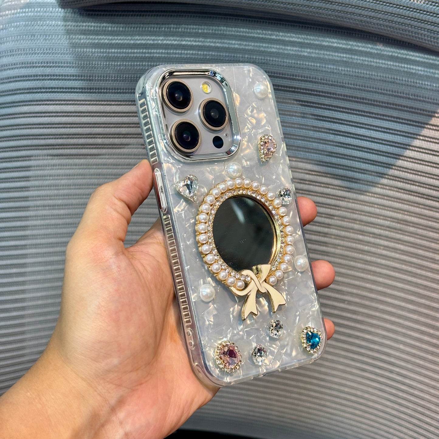 MirrorBling Marble iPhone Case