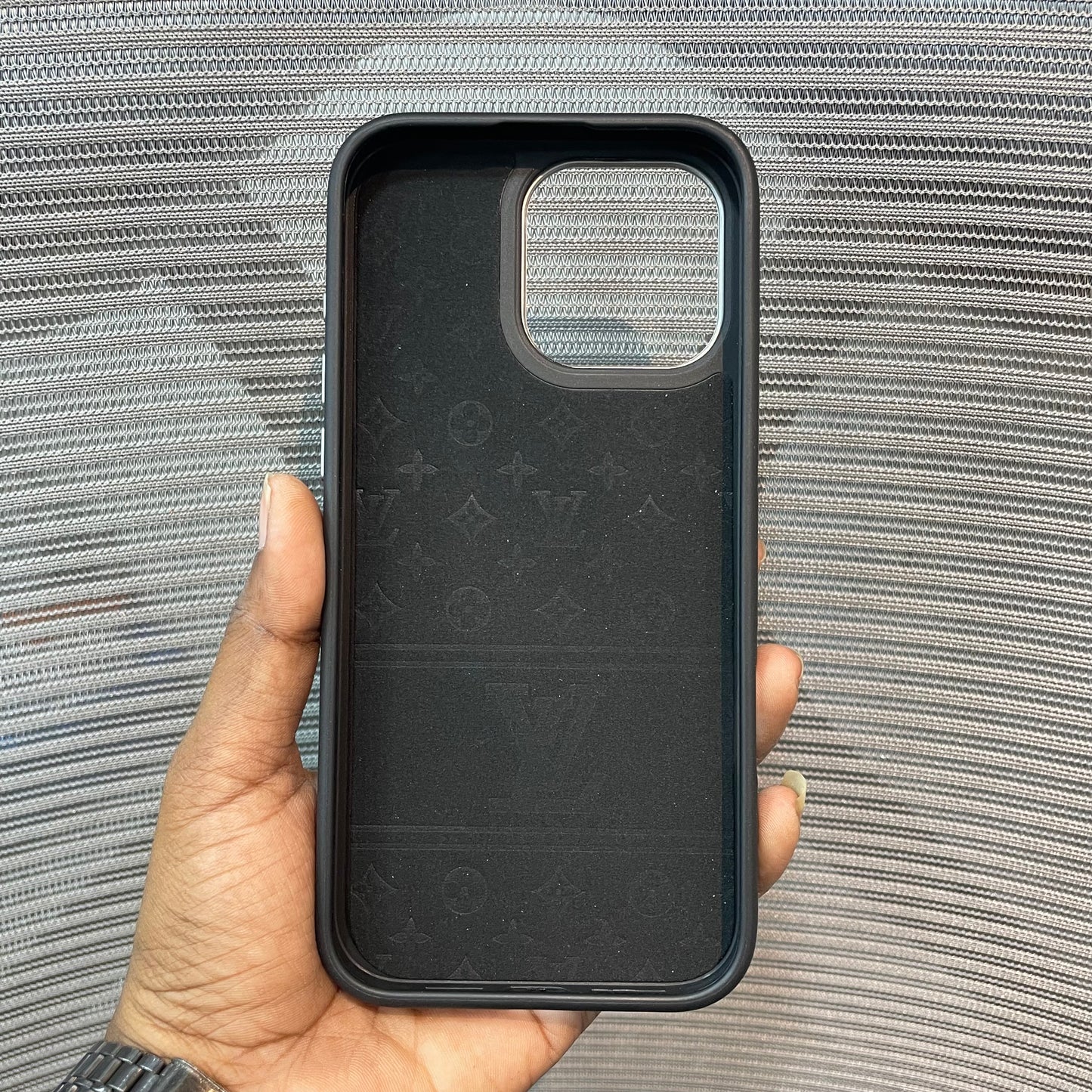 LogoLuxe Leather iPhone Case