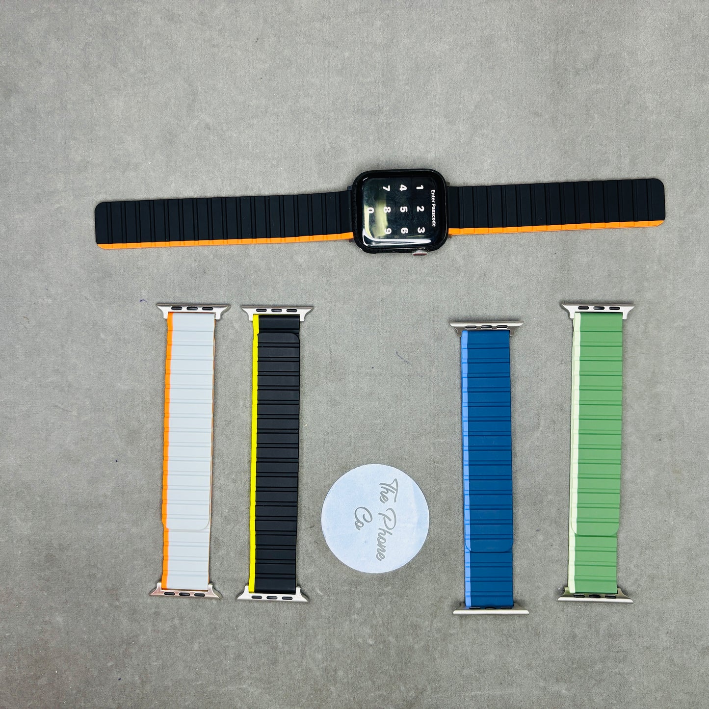 Duo - Color Silicone Magnetic Apple watch strap for 42 / 44 / 45 / 49 mm