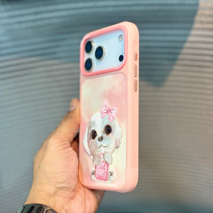 StitchPals Embroidered iPhone 17 Pro Case