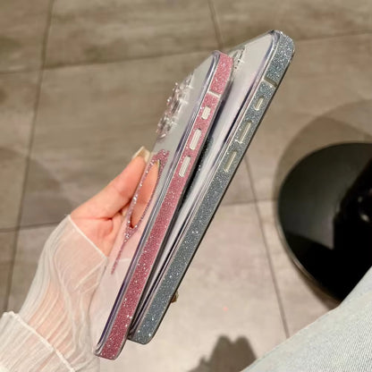 Transparent MagSafe Fancy Bling Case for iPhone