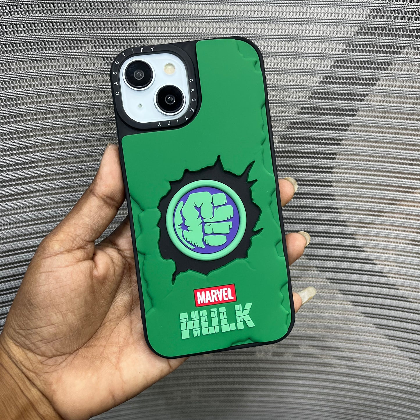 Premium 3D Embossed Printed iPhone 15 Plus Case