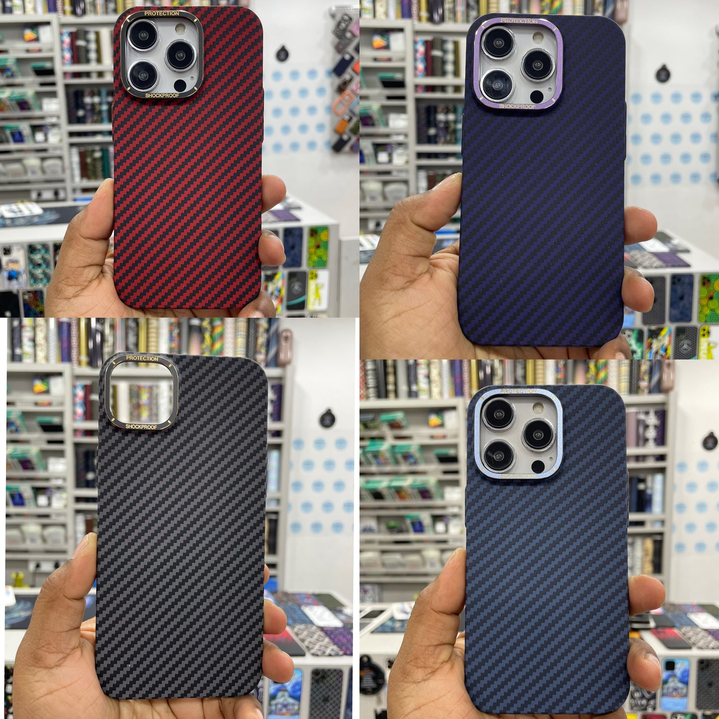 Carbon Fiber Slim Fit Case for iPhone