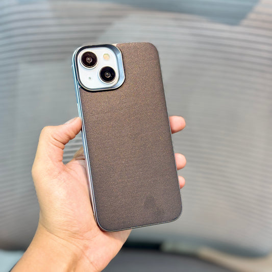 Leather Finish BackPlane MagSafe iPhone 15 & 16 Series Case