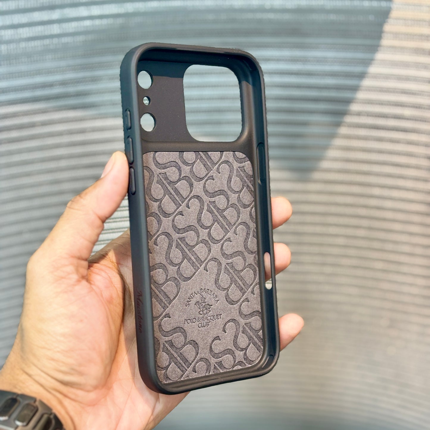 AristoStand MagSafe Leather Polo iPhone 17 Pro Max Case