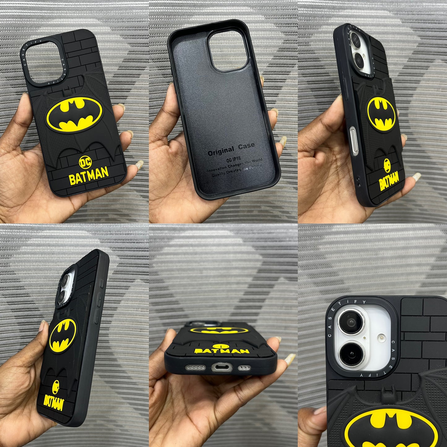 Premium 3D Embossed Printed iPhone 16 Case