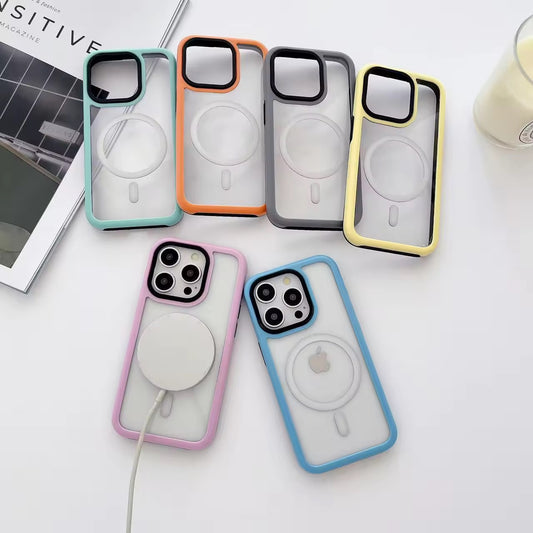 Transparent Hard MagSafe iPhone Case