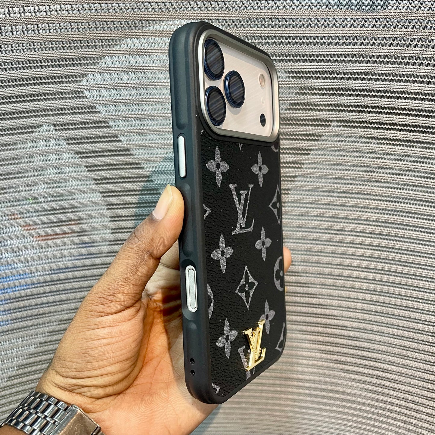 LogoLuxe Leather iPhone 17 Series Case