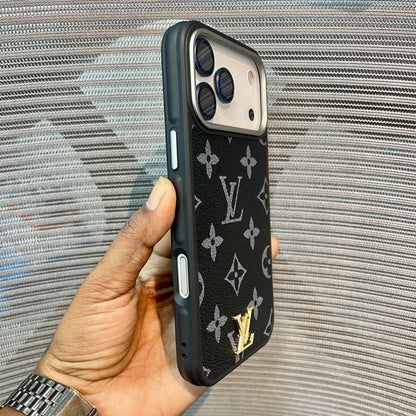 LogoLuxe Leather iPhone 17 Series Case