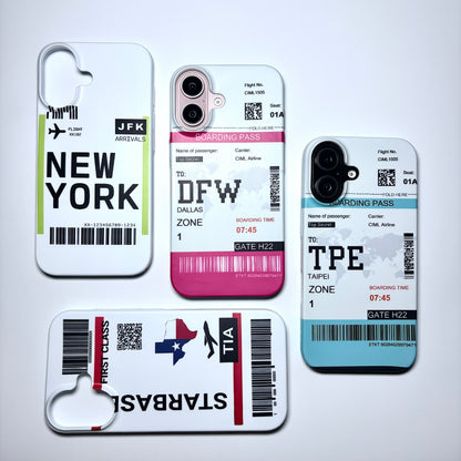 Bon Voyage Printed iPhone Case