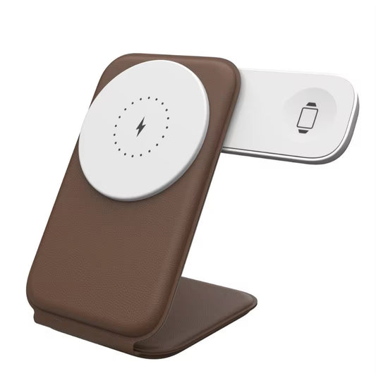 TriFold Luxe 3-in-1 Wireless Charger Stand