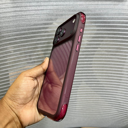Transparent Silicone Side Border iPhone 17 Pro /18 Pro Case