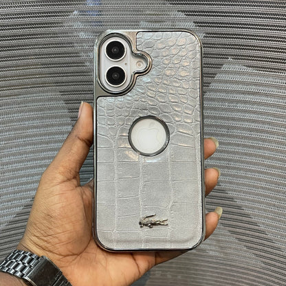 Leather Logo iPhone 17 Case