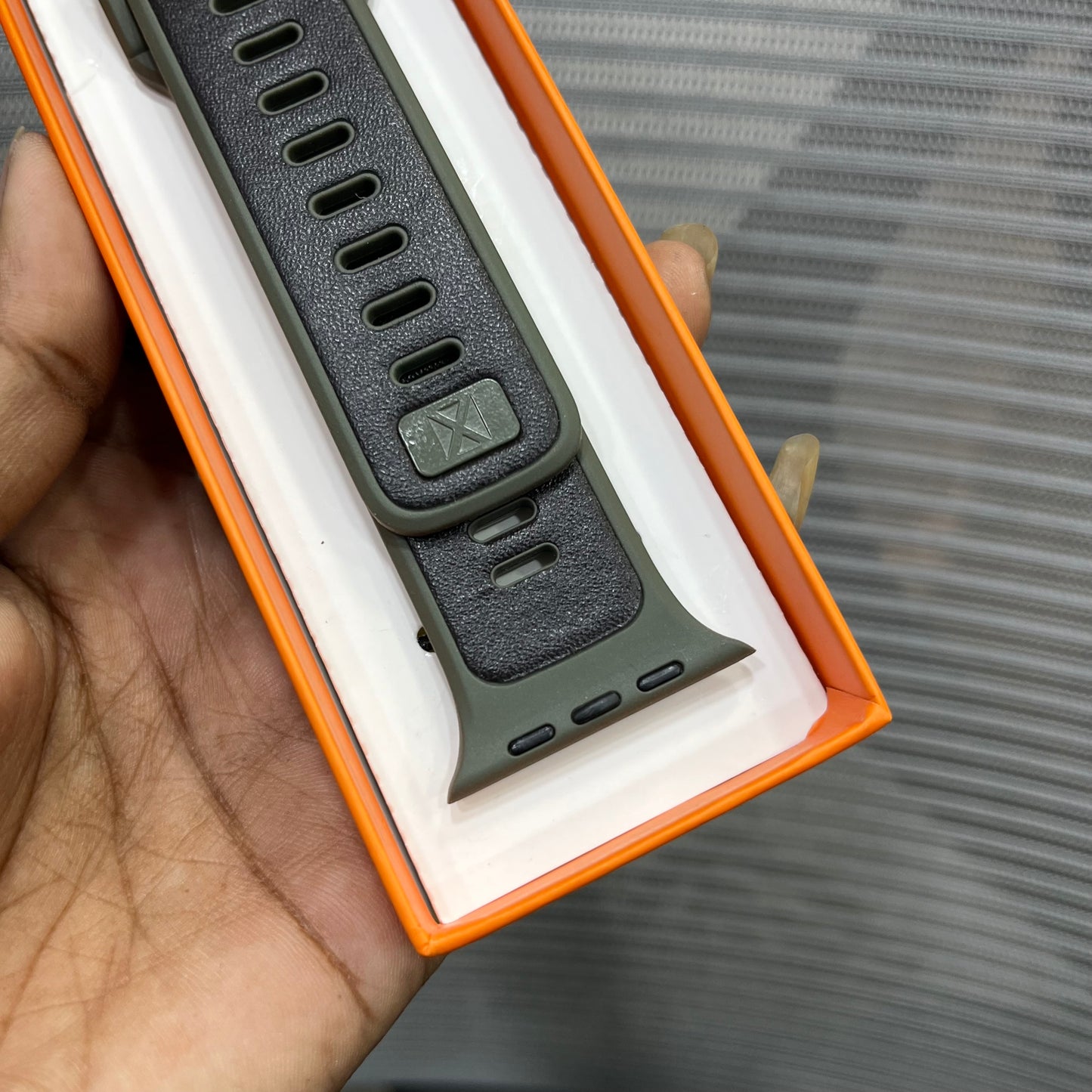 LeatherTouch Silicone iWatch Strap