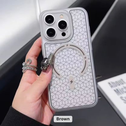 MagSafe Printed Matte Hard Case for iPhone