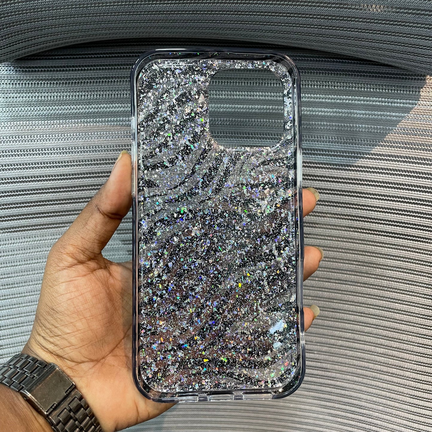 ZebraLuxe Glitter iPhone 17 Case