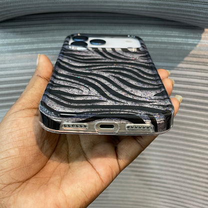 ZebraLuxe Glitter iPhone 17 Pro Case