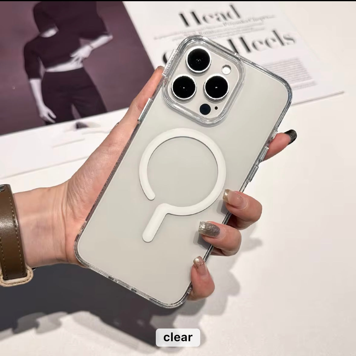 Tinted Glossy Magsafe Hard Case for iPhone