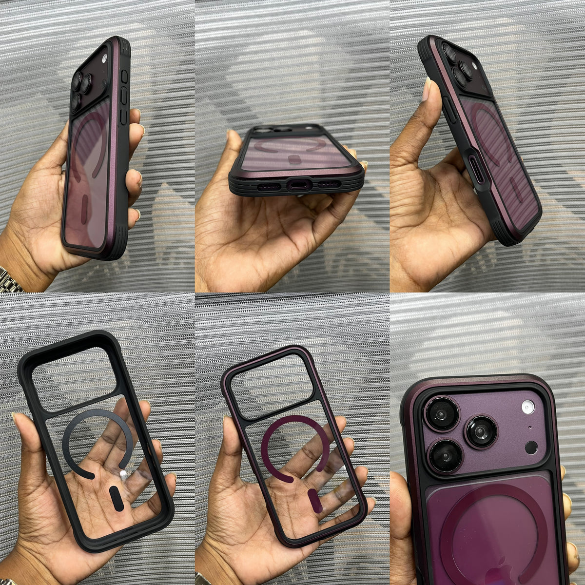 Armor Metal Frame Side Border iPhone Case