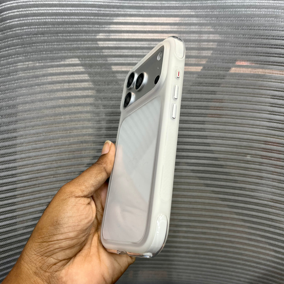 Transparent Air Pro Silicone Side Border iPhone Case