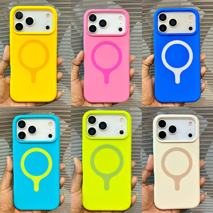 Premium Soft Silicone MagSafe iPhone 17 Pro  Case