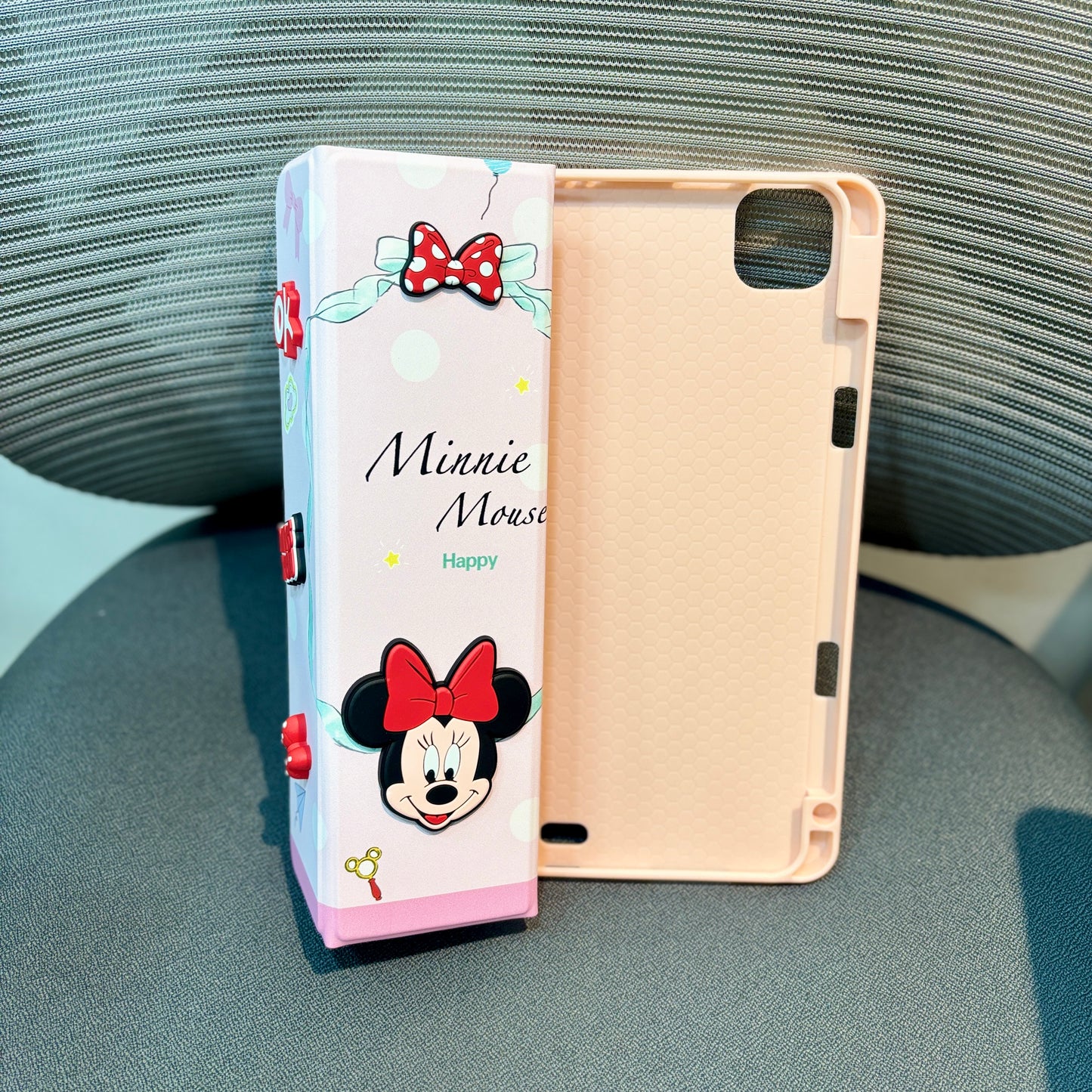 Minnie Mouse - 3D Cartoon Printed iPad Case