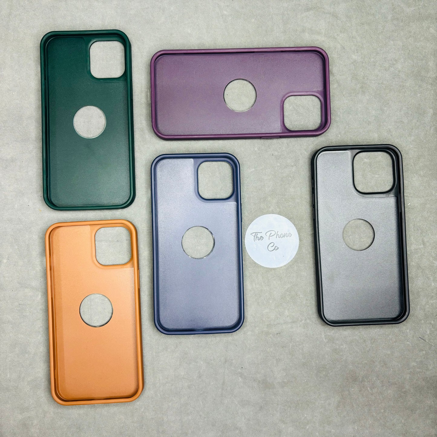 Premium Dotted Leather Case for iPhone