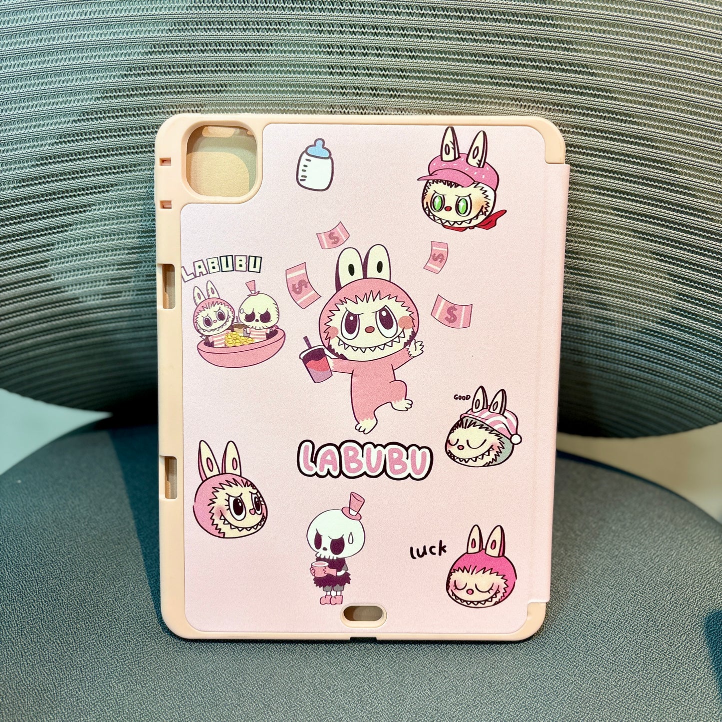 Labubu - 3D Cartoon Printed iPad Case