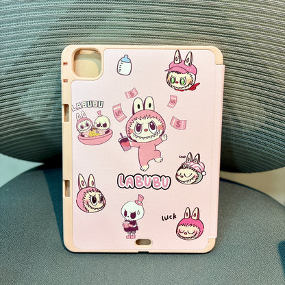 Labubu - 3D Cartoon Printed iPad Case