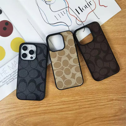 Premium Leather Hard Case for iPhone