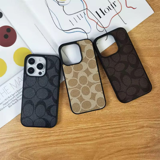 Premium Leather Hard Case for iPhone