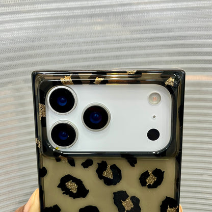 Glitter Cheetah Print Box iPhone 17 Series Case