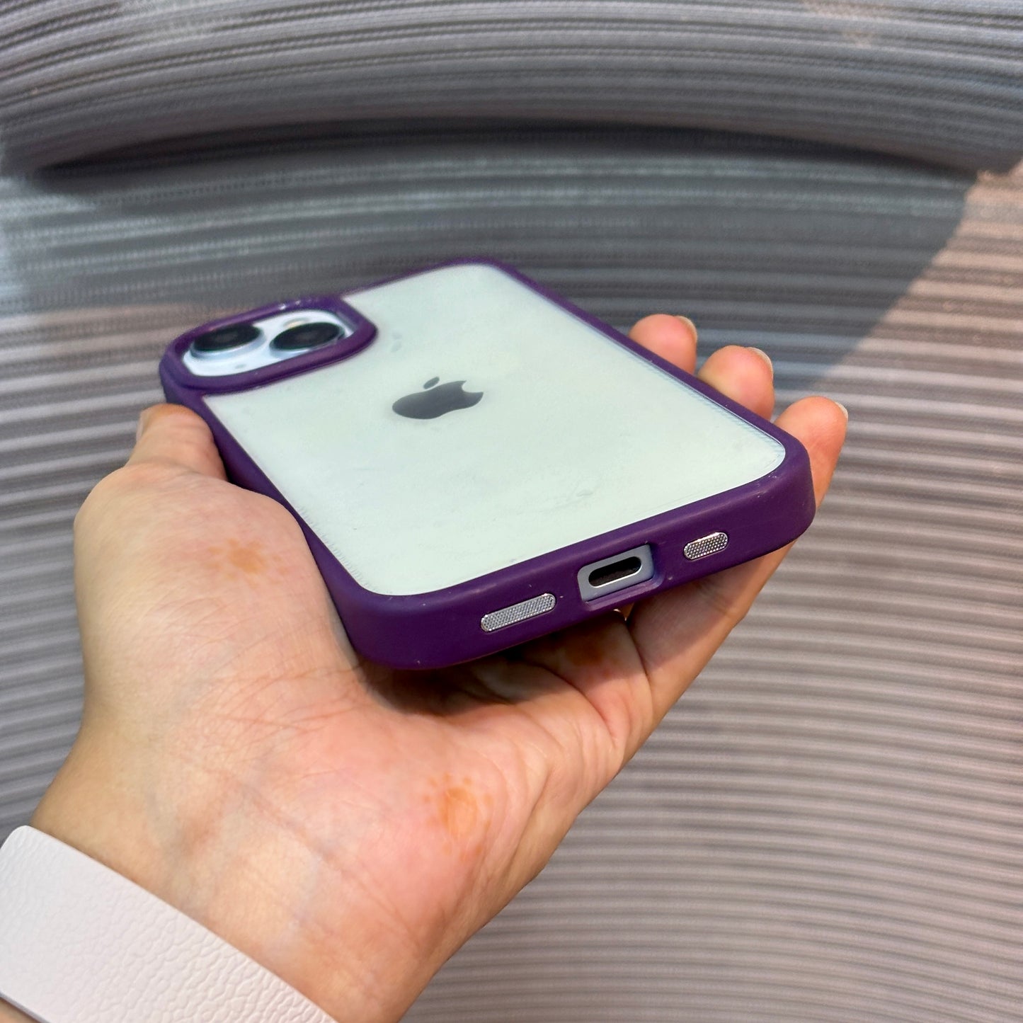 ClearEdge Color Border iPhone Case