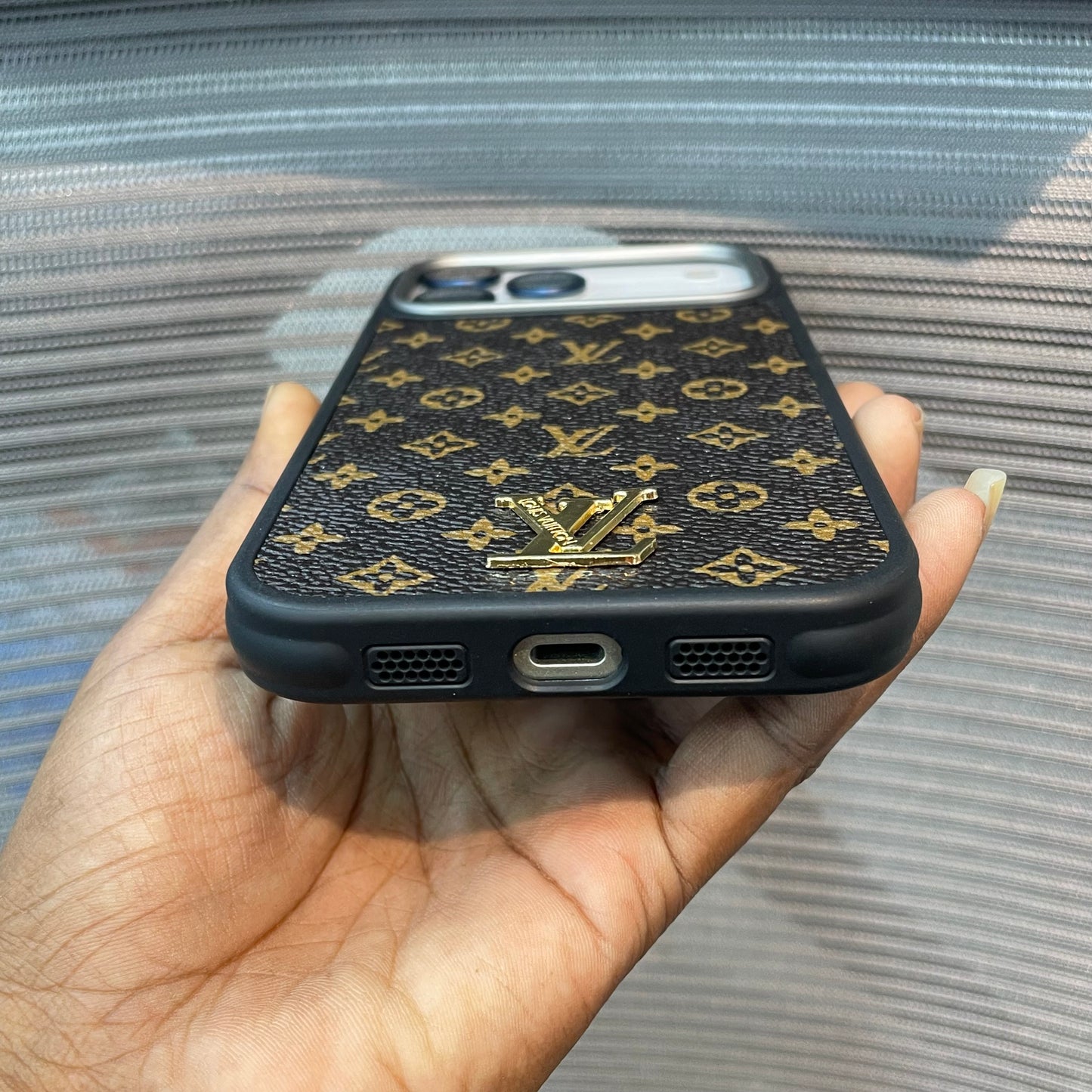 LogoLuxe Leather iPhone 17 Series Case