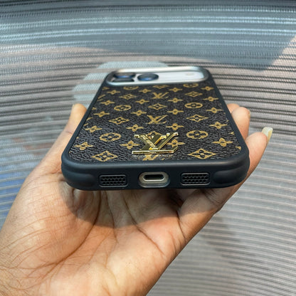 LogoLuxe Leather iPhone 17 Series Case