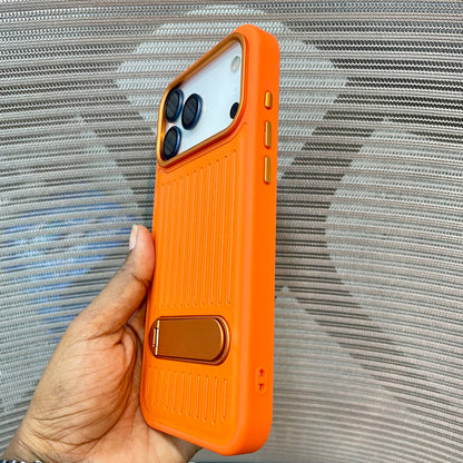 StripeVault Stand iPhone 17 Series Case