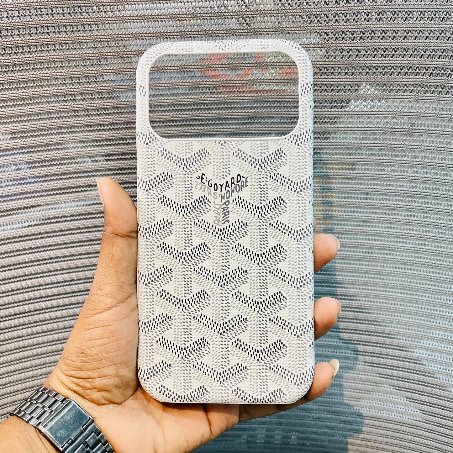 Luxe Printed Inner Fur iPhone 17 Pro Max Case