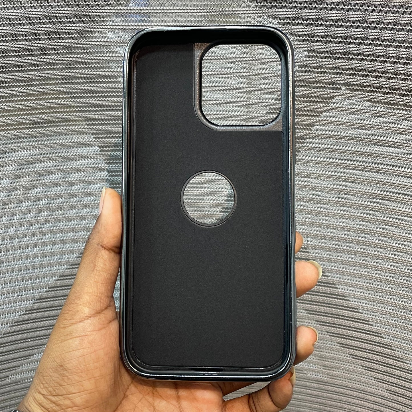 Leather Logo iPhone 16 Pro Max Case