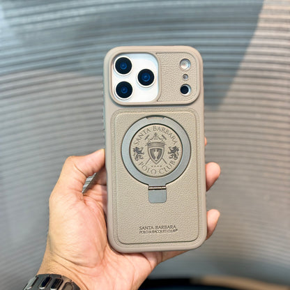 AristoStand MagSafe Leather Polo iPhone 17 Pro Max Case