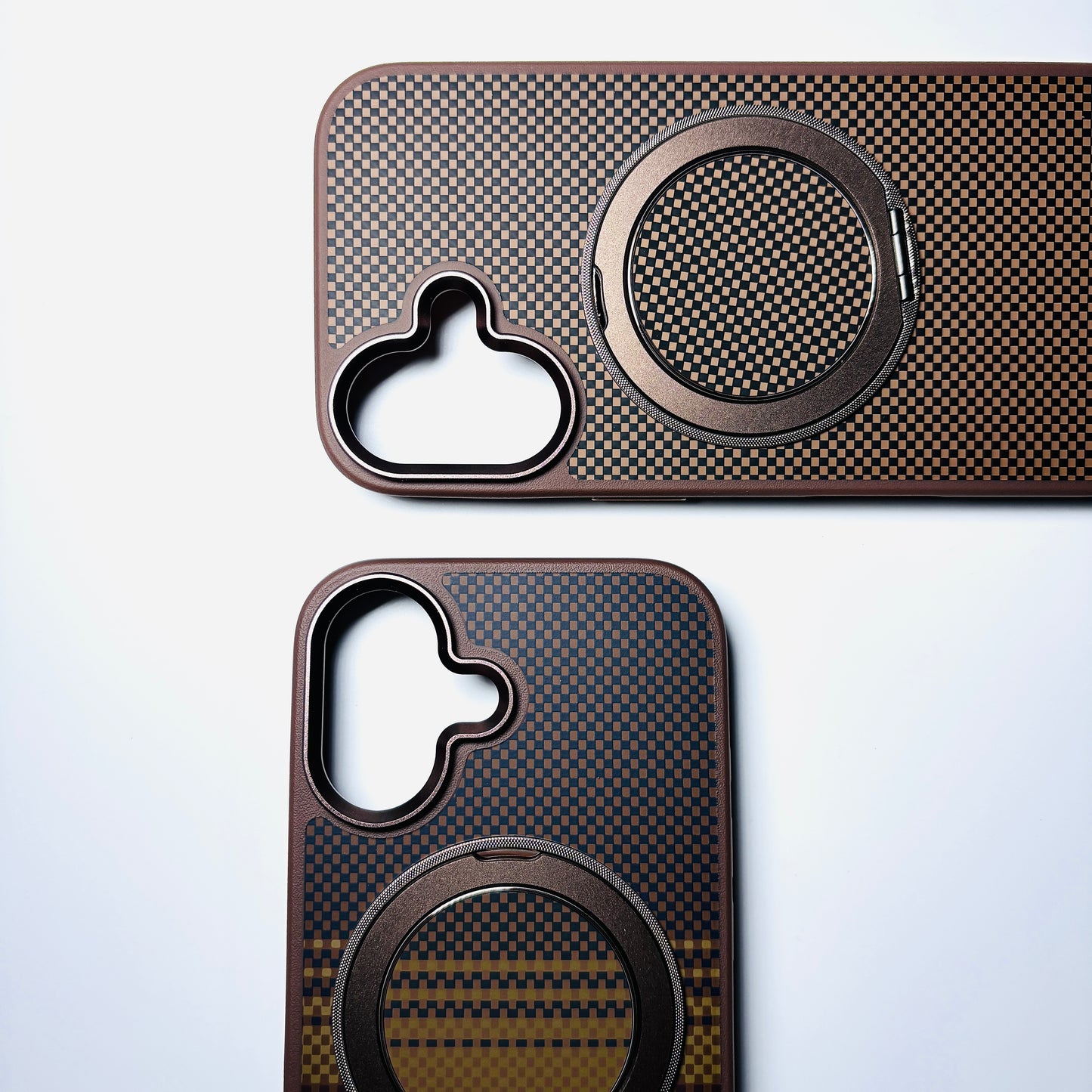 Carbon Fiber MagSafe with Stand iPhone Case